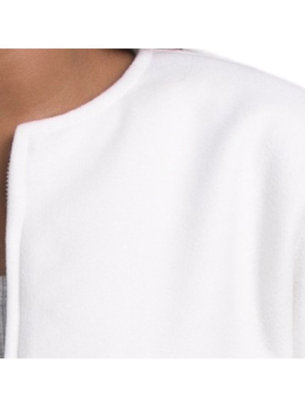 JASON WU lines long sleeve zip front bomber jacket with gathered hem - Picture 3 of 4